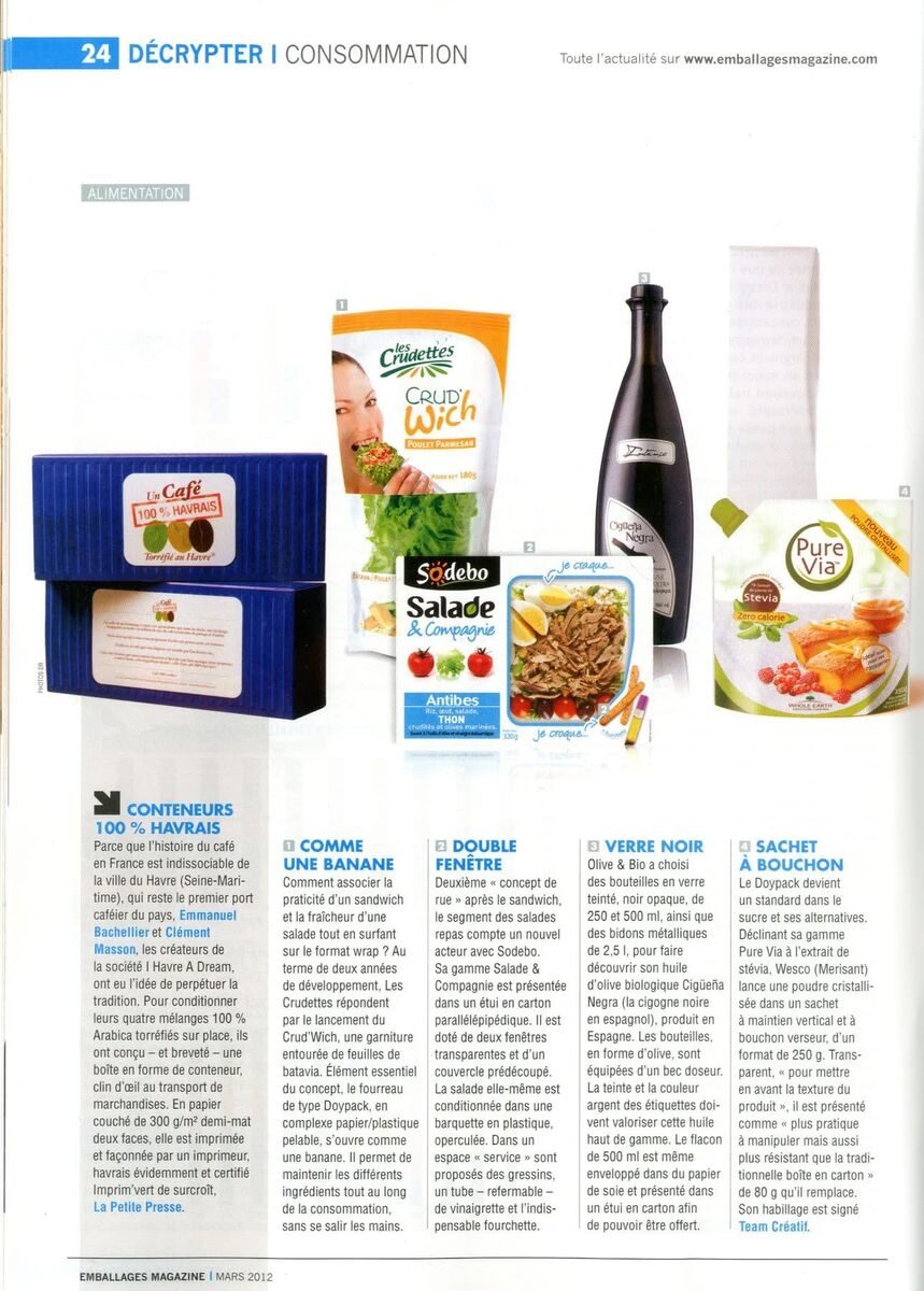 Emballages Magazine p.24 — « Conteneurs 100% Havrais » — focus sur l'innovation packaging d'I Havre A Dream