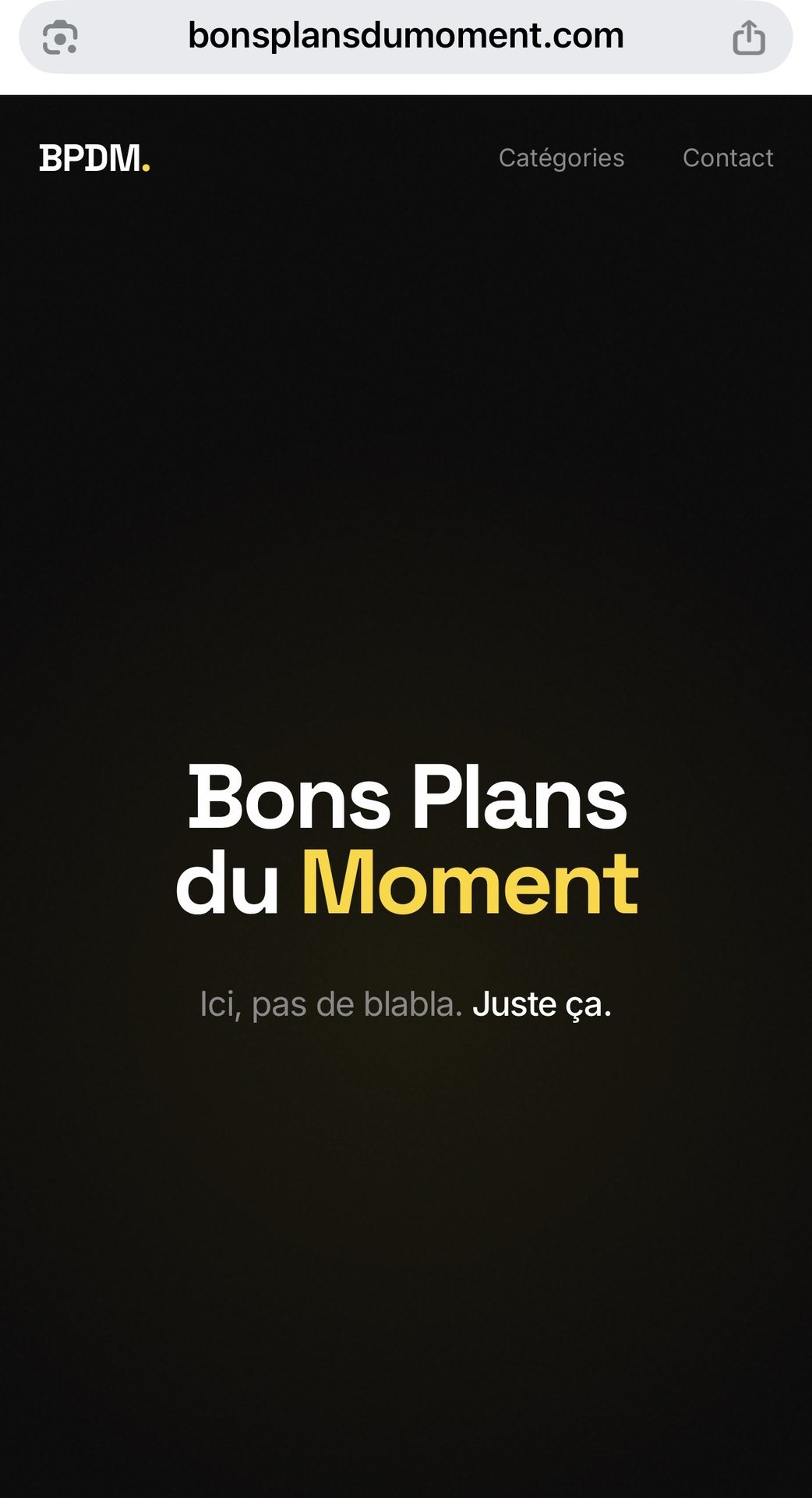 bonsplansdumoment.com — accueil