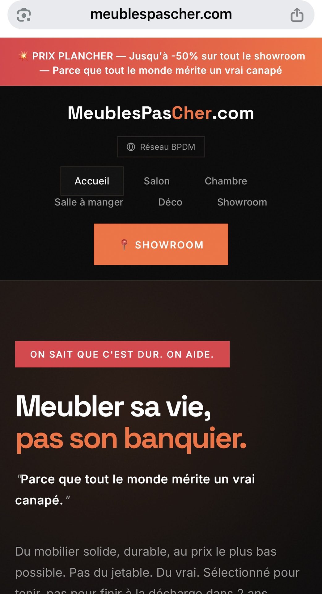 meublespascher.com — accueil